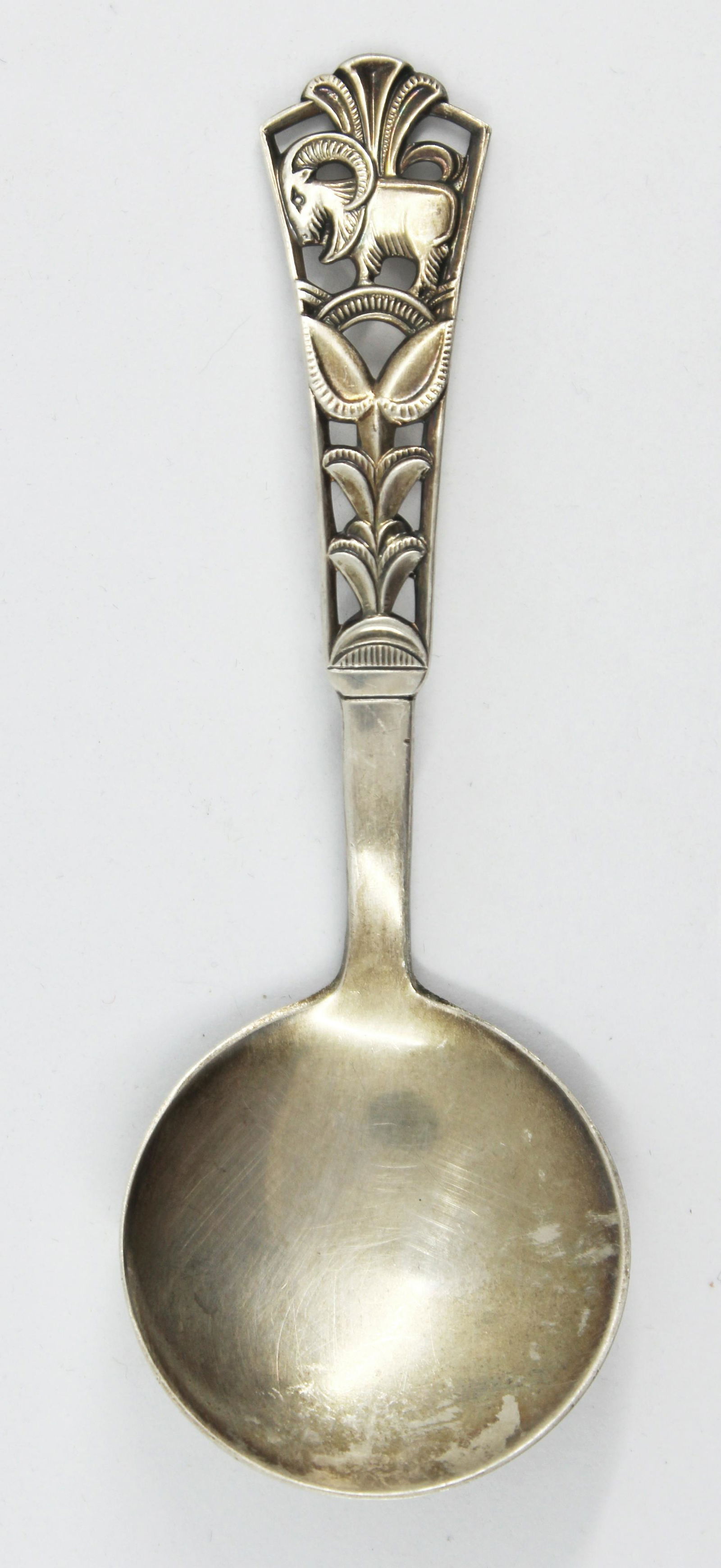 David Andersen Norway Sterling Silver Zodiac Spoon (1 of 6)
