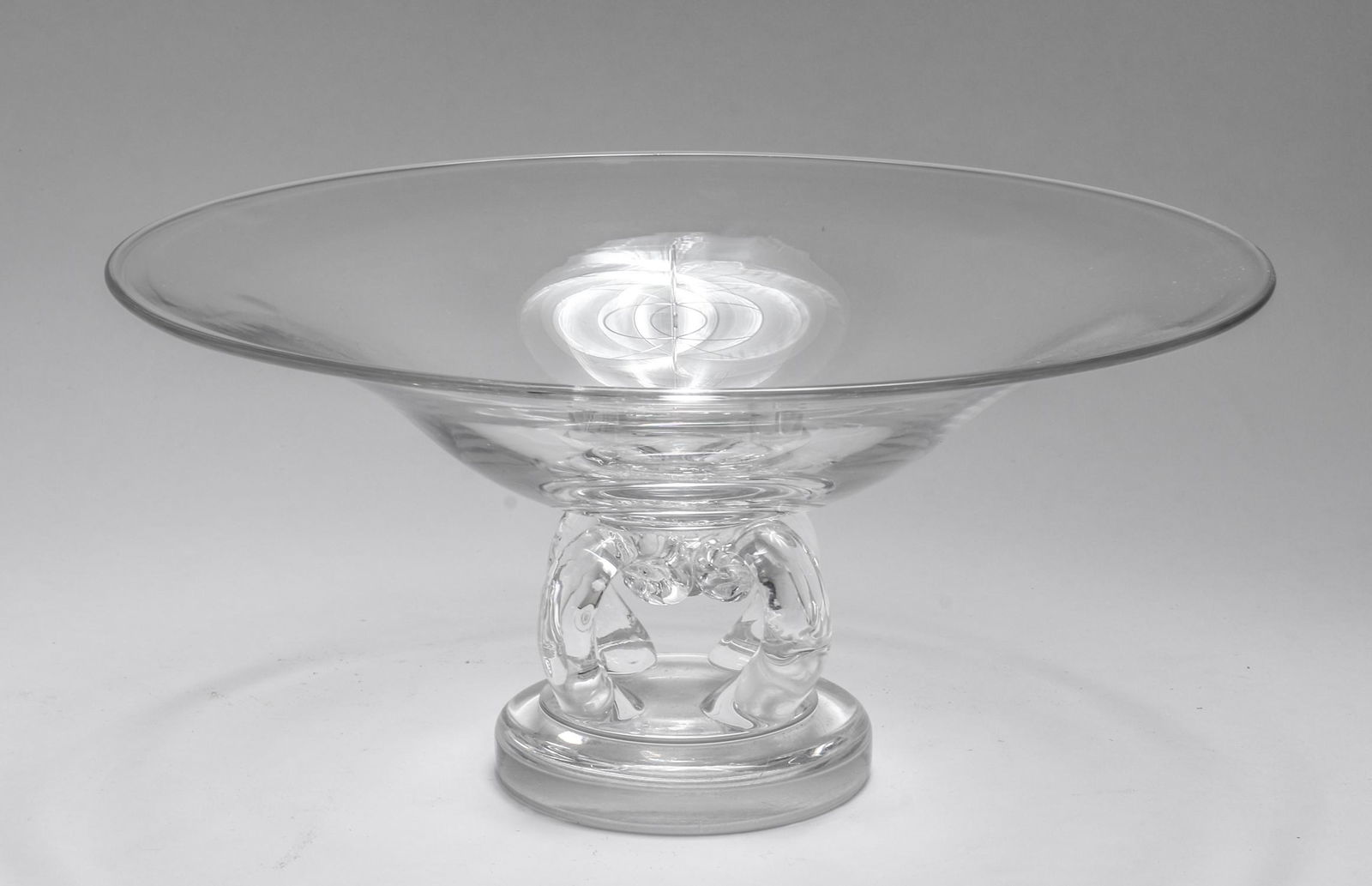 Steuben Glass Footed Bowl / Compote (1 of 3)