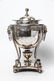 Silver Plate Samovar with Lion Heads - 5
