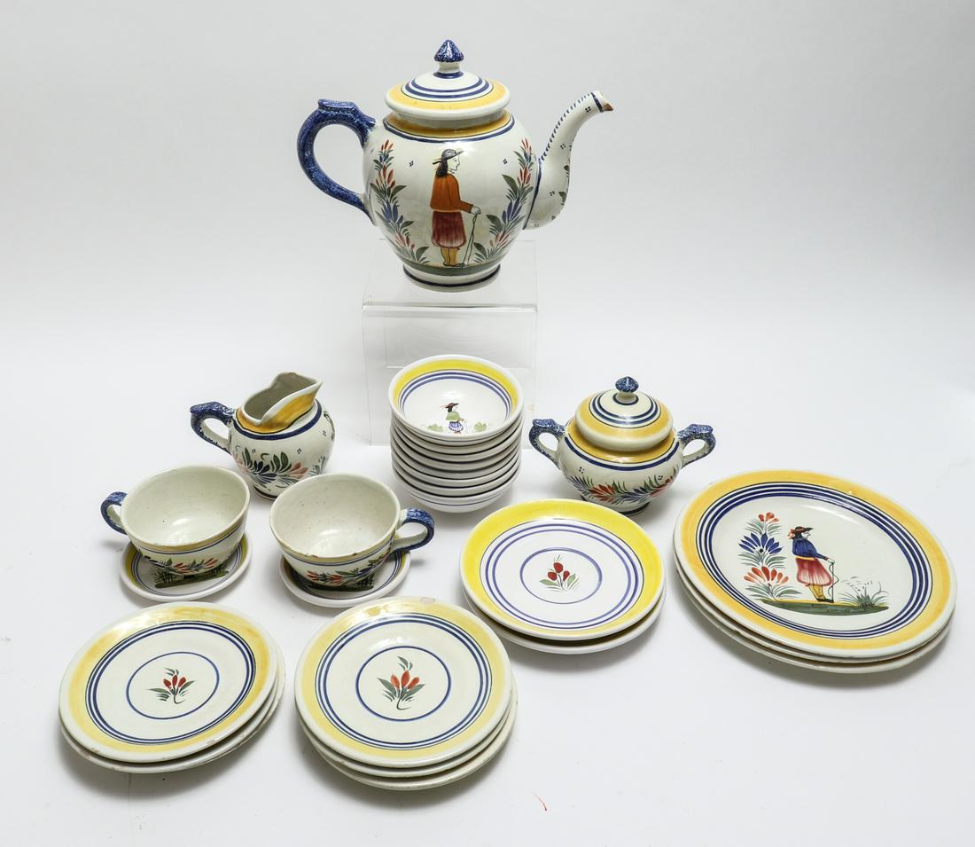 Group Of Henroit Quimper France Faience, 26 (1 of 7)