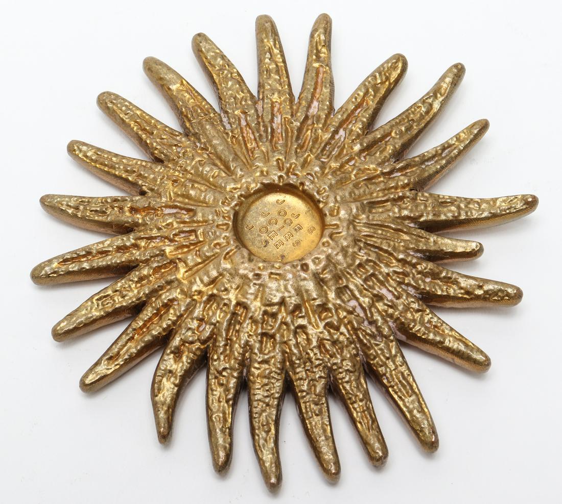 French Gilt Bronze "New Year's Star" Ornament (1 of 2)