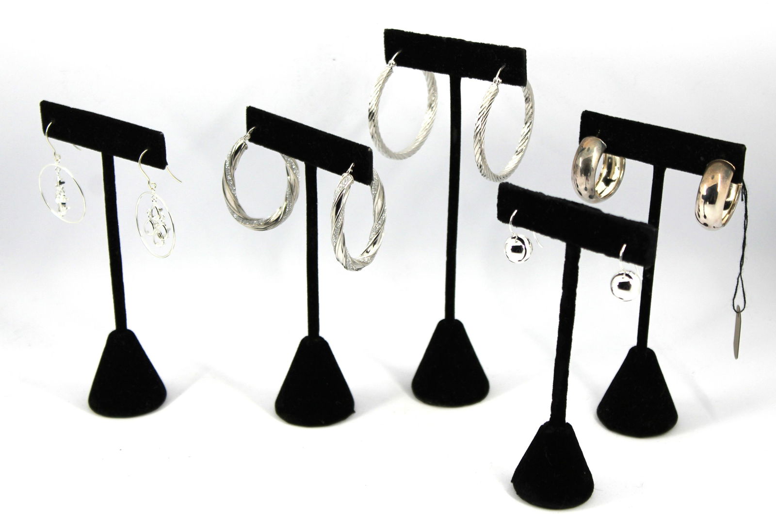 Milor & Other Sterling Silver Earrings, Group of 5 (1 of 6)