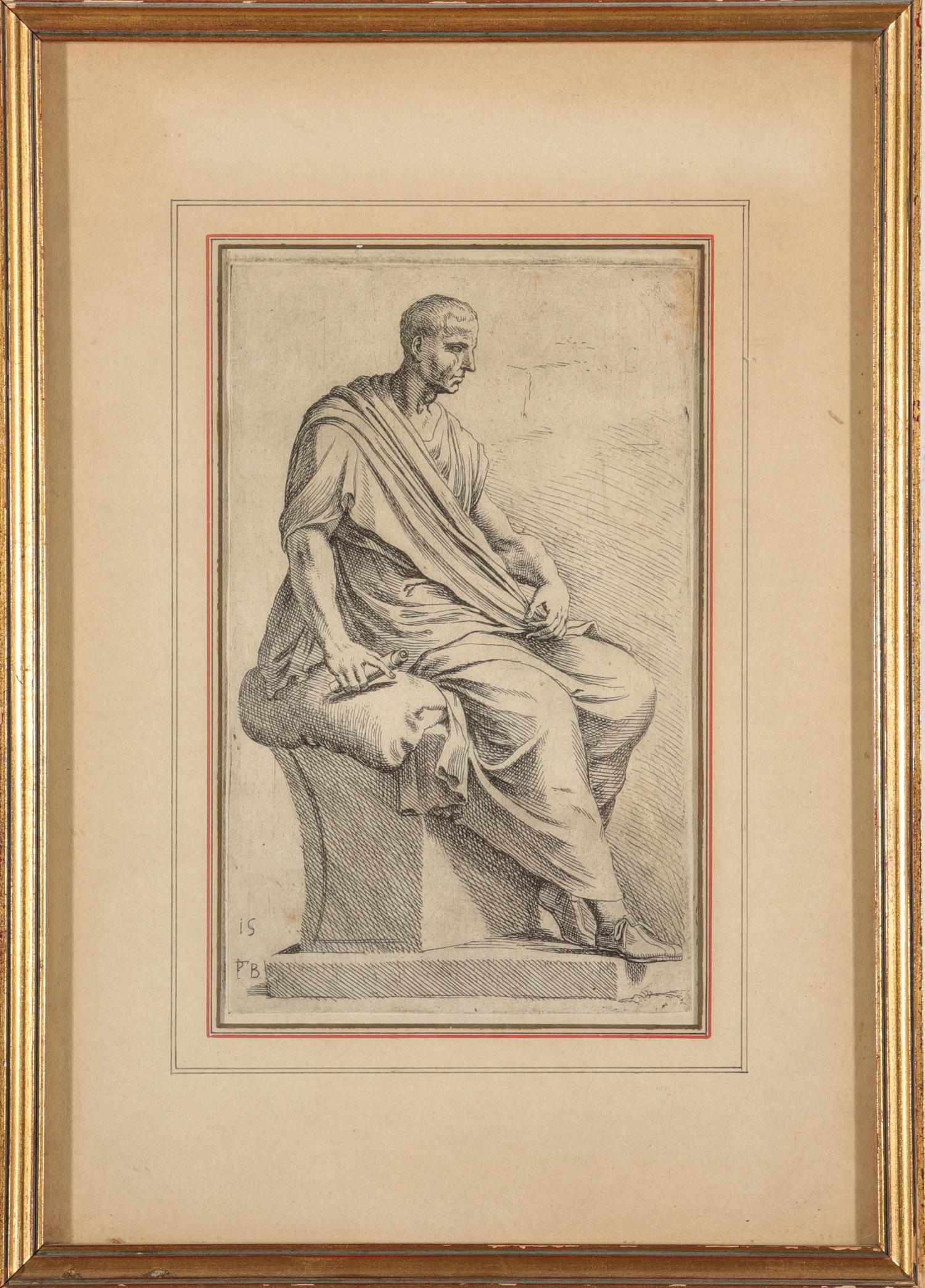 Francois Perrier "Roman Consul" Engraving (1 of 3)