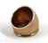 Italian 14K White Gold Ring With Rose Gold Wash - 6