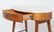 Modern Oval Marble Top Single Drawer Side Table - 4