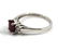14K White Gold Ruby And Diamond Ring - 3