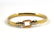 Vintage Modern 14K Yellow & Rose Gold Bangle