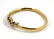 Vintage Modern 14K Yellow & Rose Gold Bangle - 2
