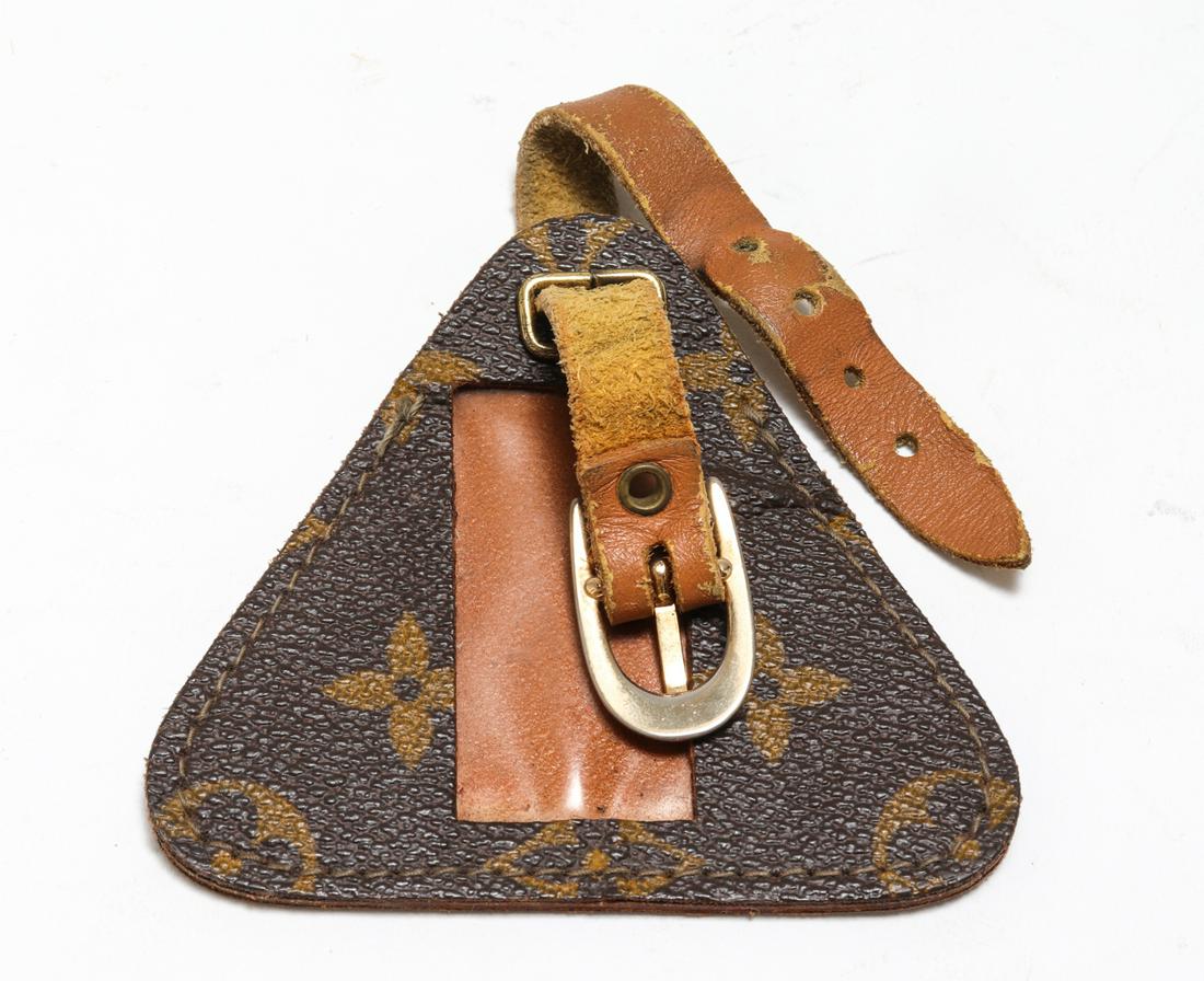 lv monogram luggage tag