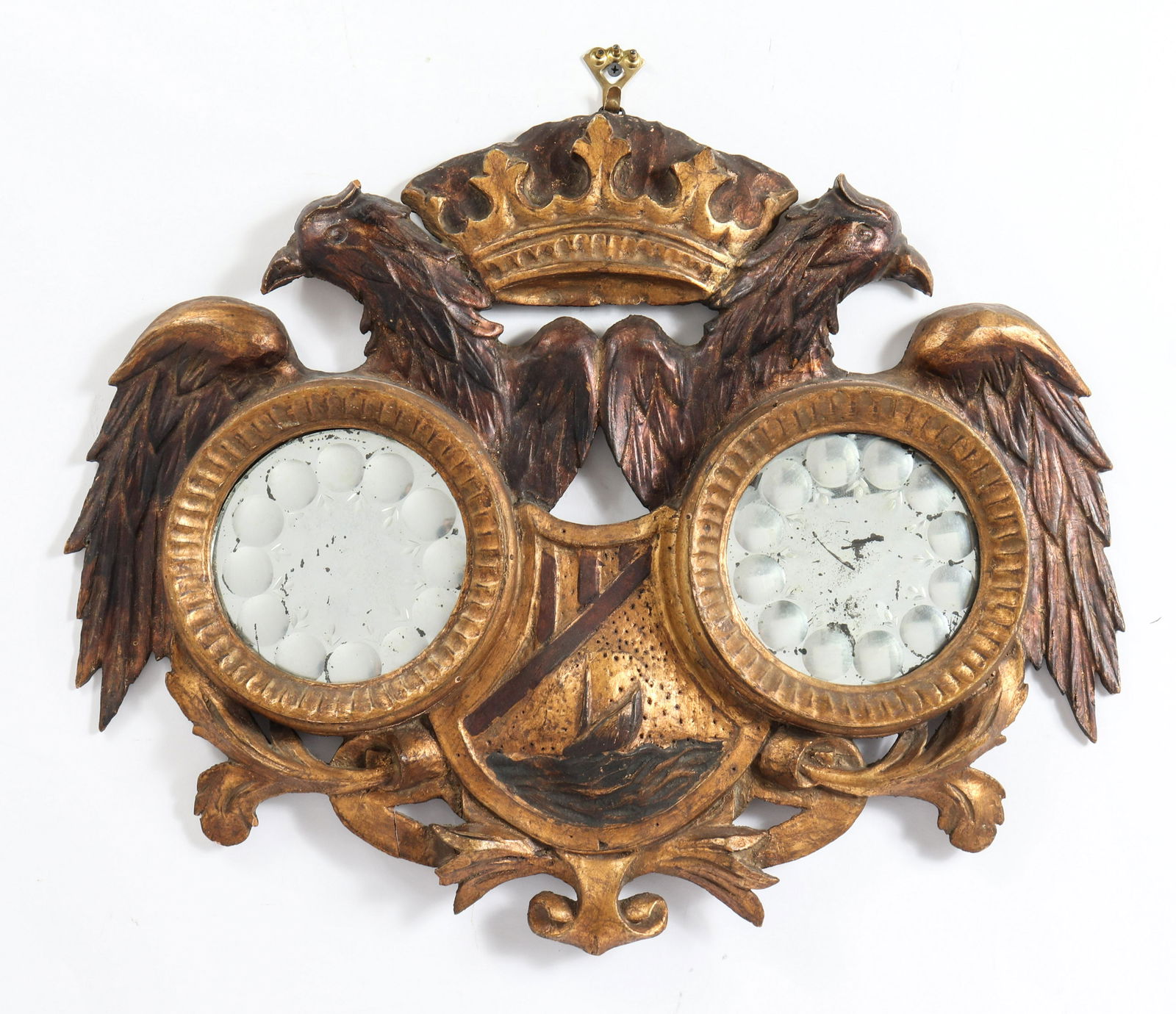 Spanish Colonial Style Heraldic Double Mirror (1 of 7)