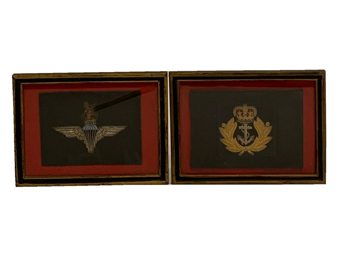 Framed British Military Patches, 2 (1 of 3)
