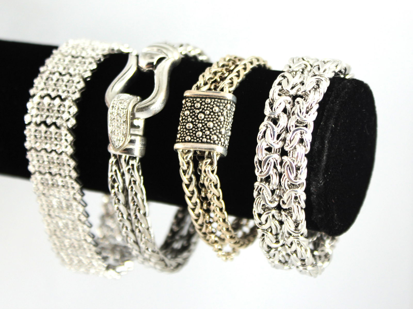 Michael Dawkins & Milor Designer Silver Bracelets (1 of 5)
