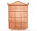 Oak Architectural Open Wall Display Units, Pair - 2