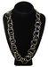 14K White Gold Designer Double Link Necklace