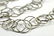 14K White Gold Designer Double Link Necklace - 4