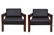 Percival Lafer Brazilian Convertible Armchairs, Pr - 2