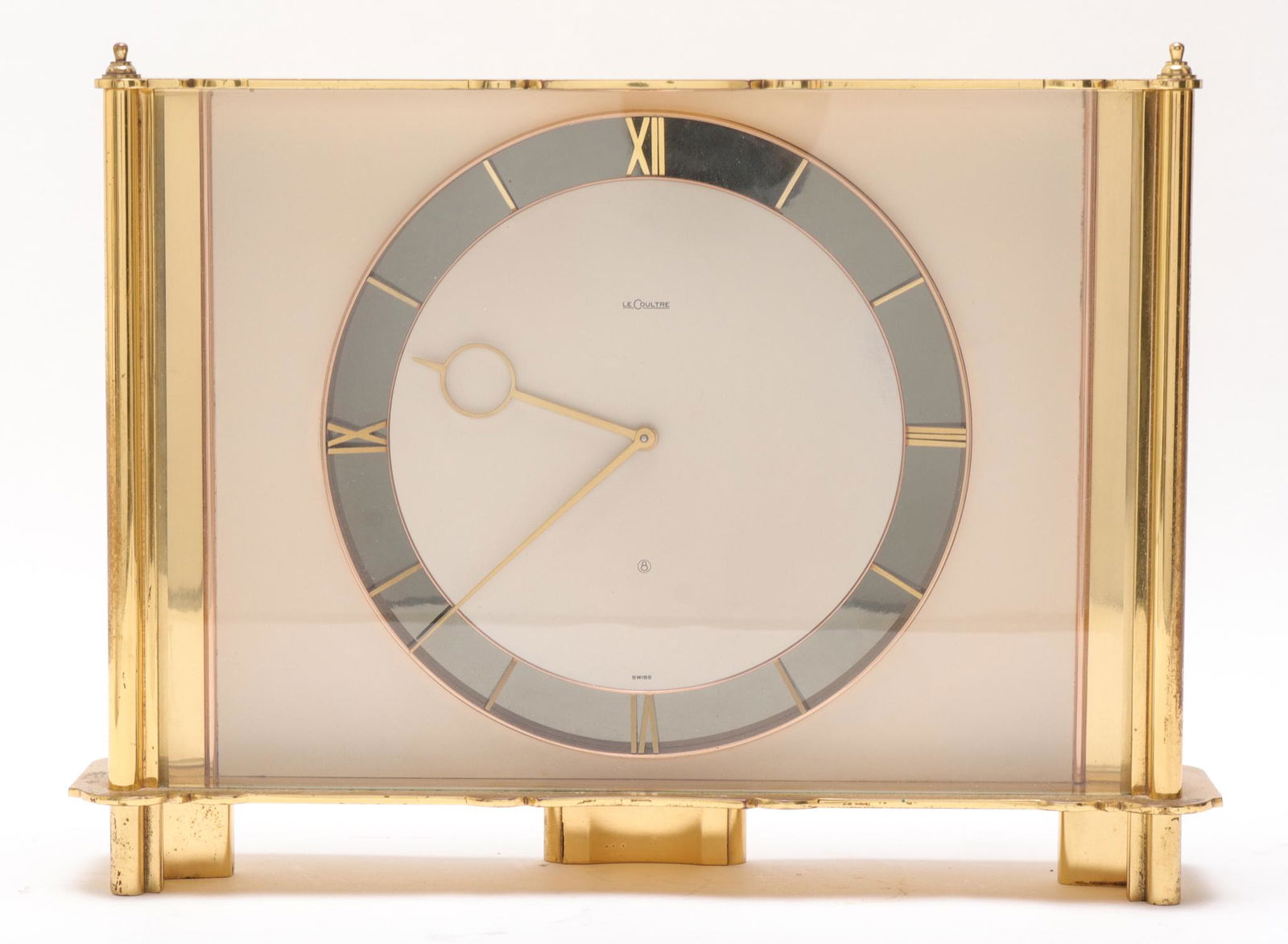Le Coultre 8-Day Brass Mantel Clock (1 of 6)