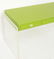 Modern Acrylic & Green Lacquered 3-Drawer Desk - 5