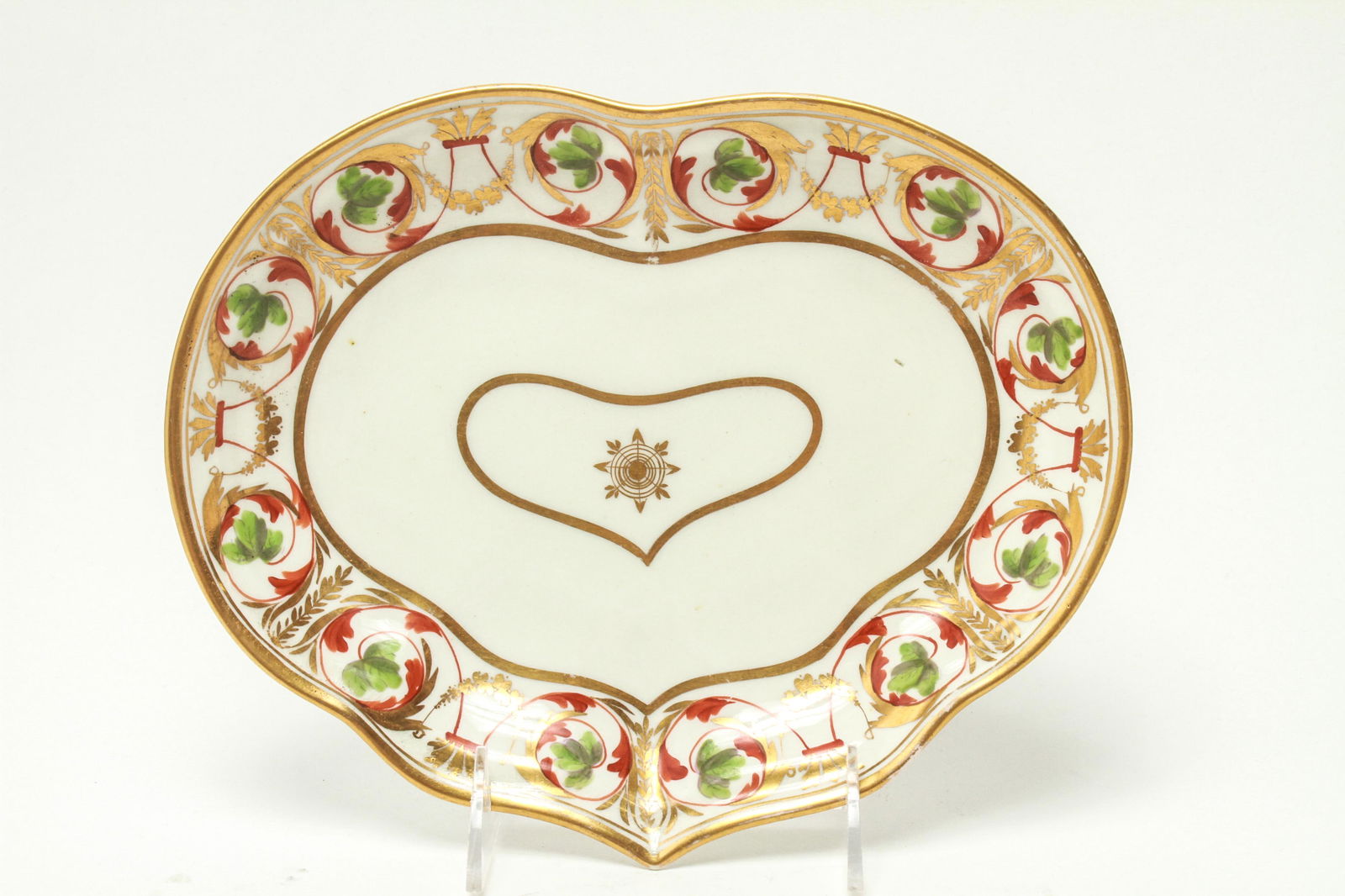 Crown Derby English Porcelain Heart Shaped Dish (1 of 4)