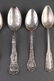 Antique Sterling Silver Teaspoons,10 - 3