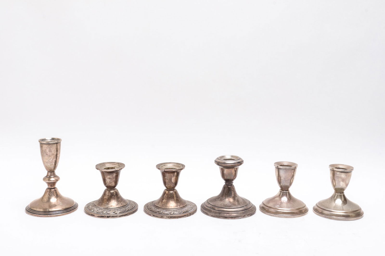 Sterling Silver Weighted Candle Holders, 6 Pcs. (1 of 6)