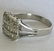 Mid-Century Modern 14k White Gold & Diamond Ring - 3