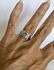 Mid-Century Modern 14k White Gold & Diamond Ring - 6