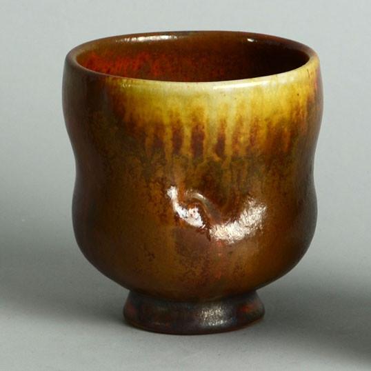Chris Gustin American Stoneware Tea Bowl (1 of 2)