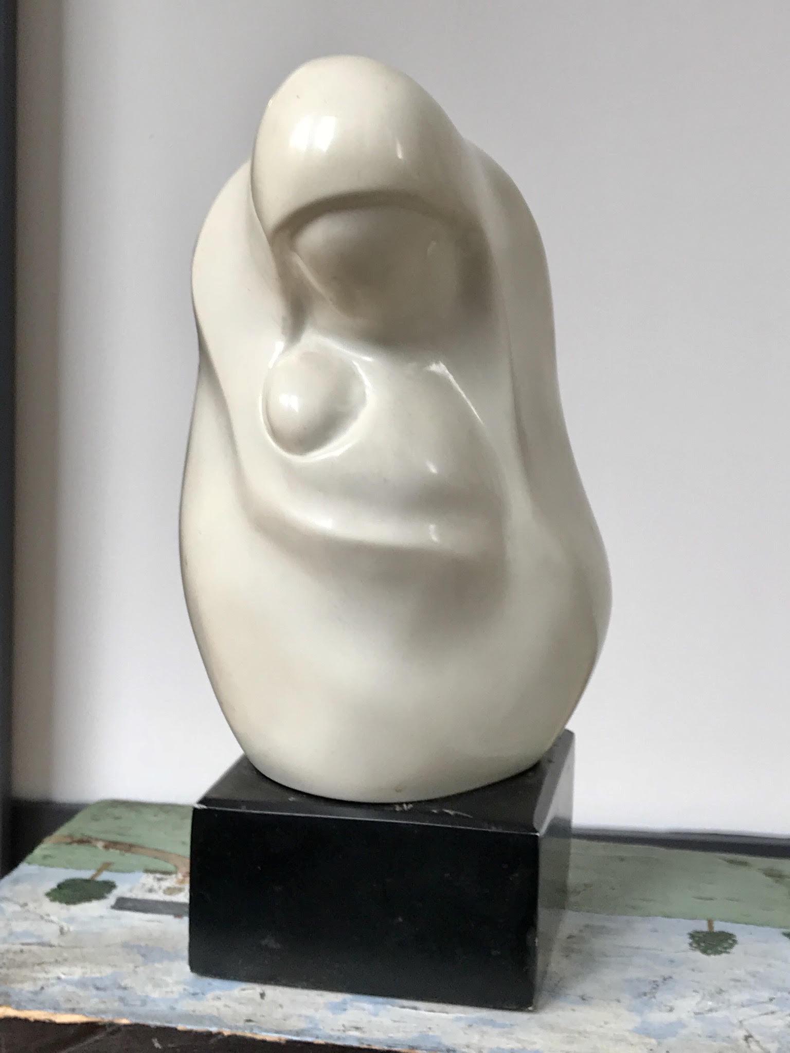 Signed Kolton Mid-Century Mother & Child Sculpture (1 of 5)