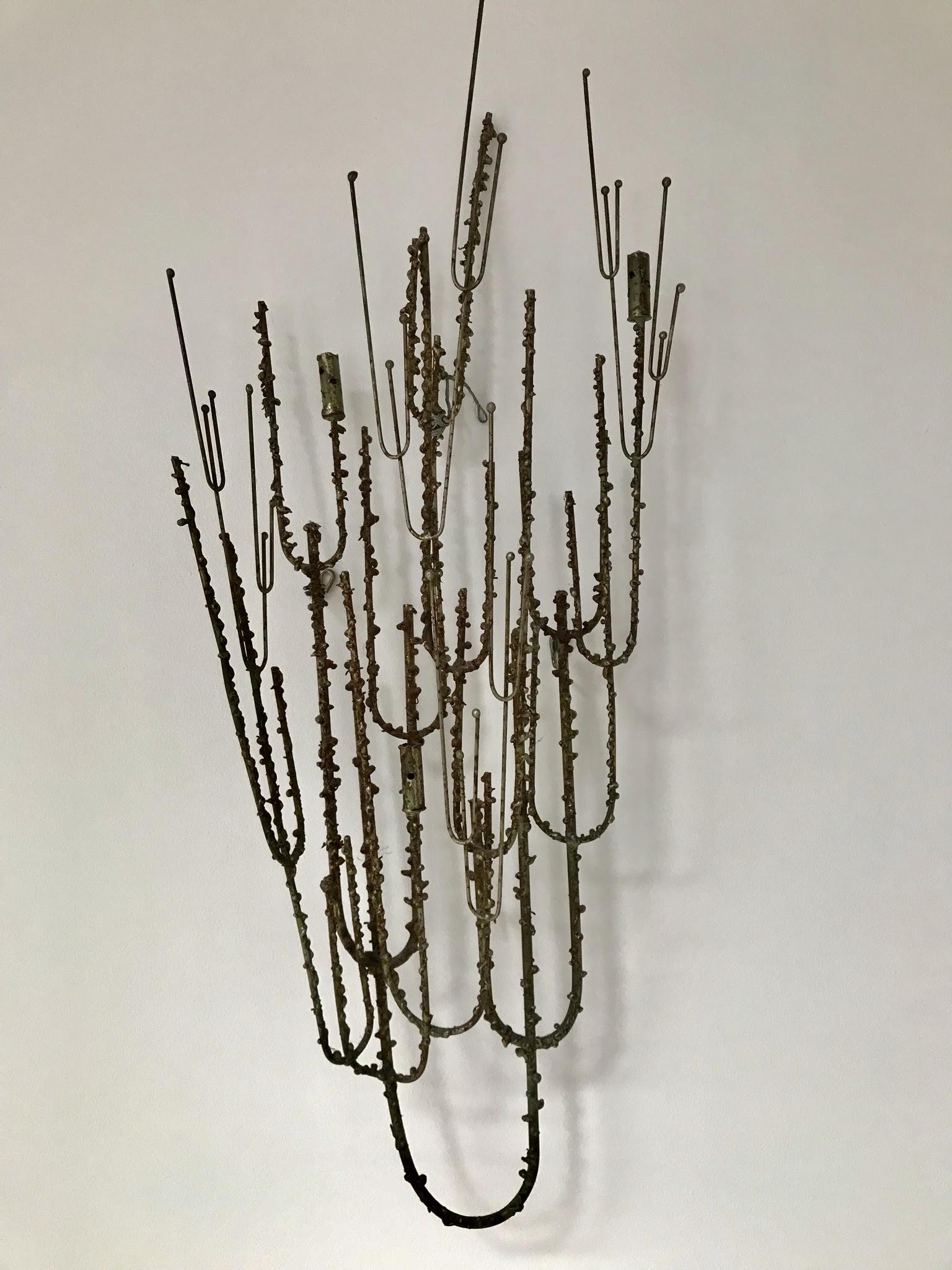 Curtis Jeré Style Mid-Century Metal Wall Sculpture (1 of 7)