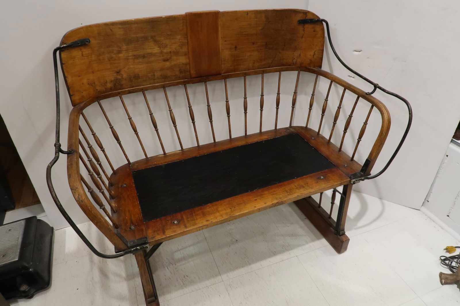 Antique American Carriage or Buggy Seat, 19th C. (1 of 5)