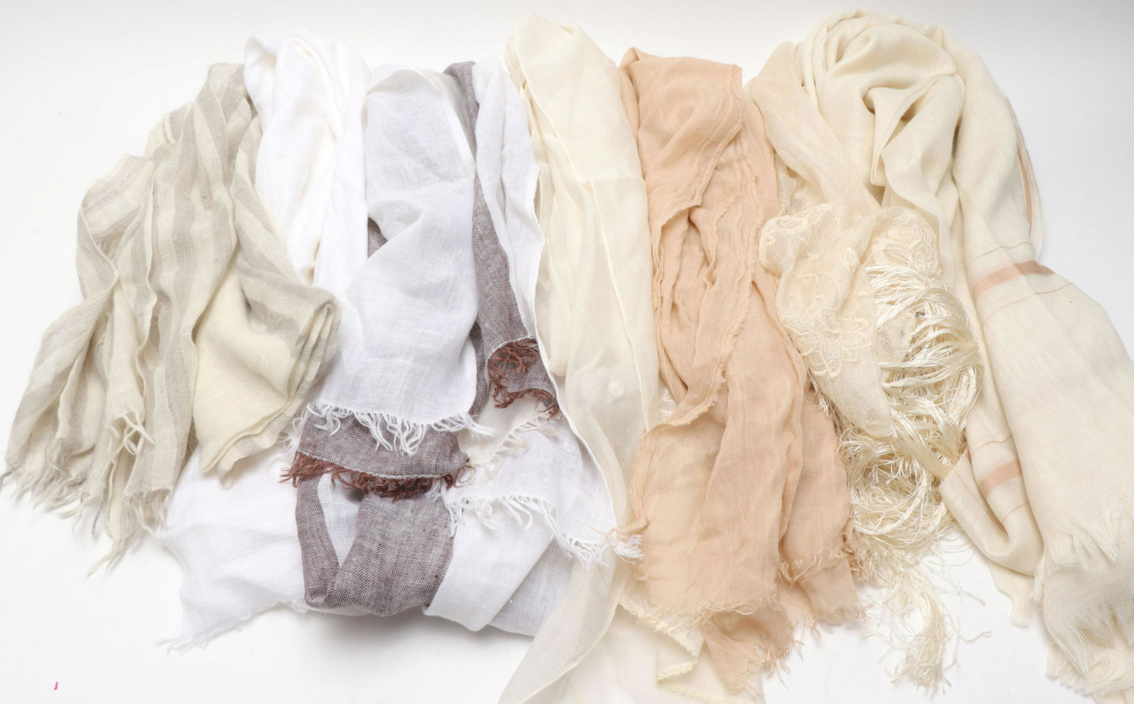 Assorted Cashmere, Pashmina, Linen Scarves, 7 (1 of 3)