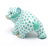 Herend "Bear" Fishnet Porcelain Figure - 2
