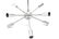 Mid-Century Modern Chrome Sputnik Chandelier - 3