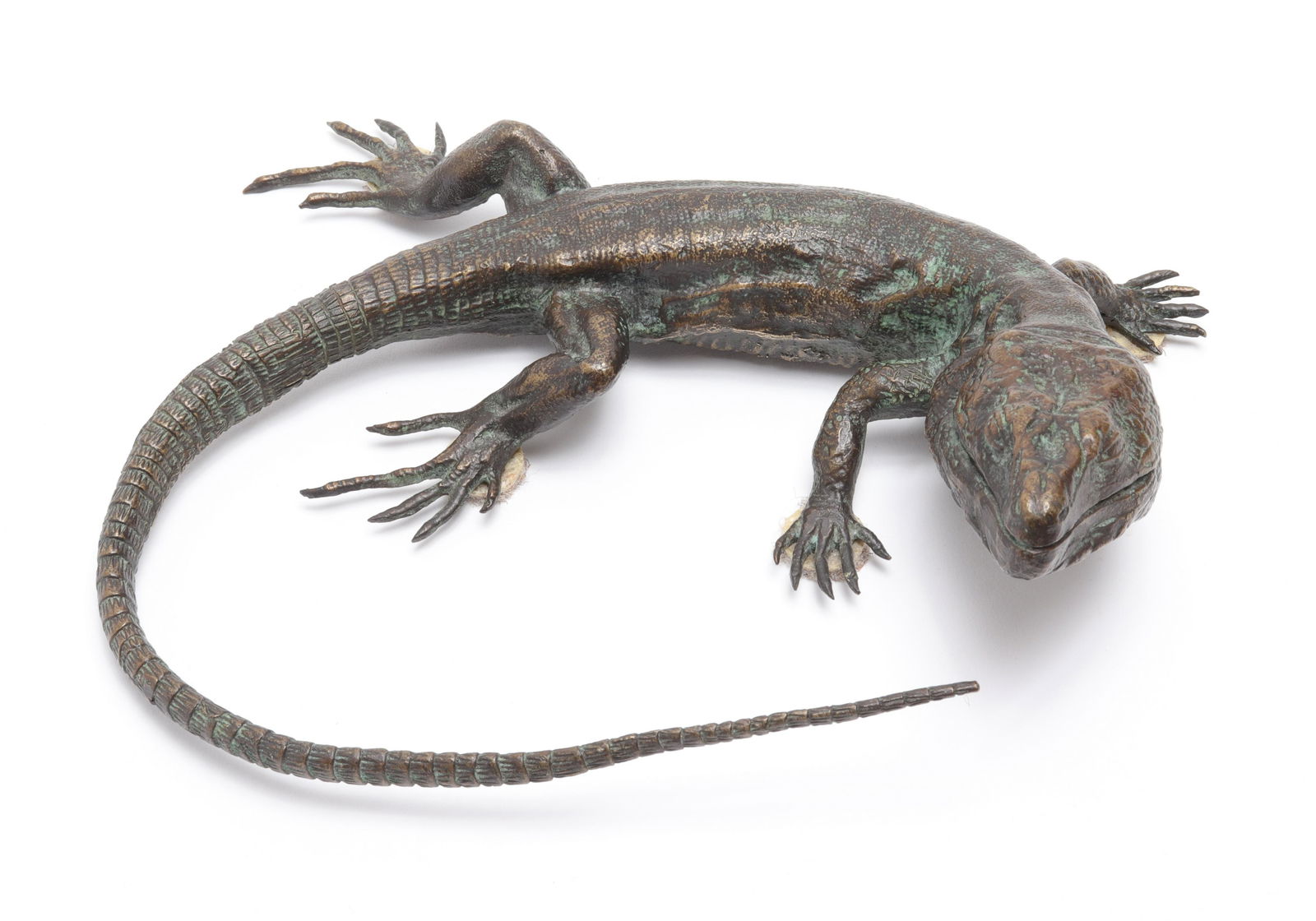 Modern Bronze Iguana Sculpture (1 of 6)