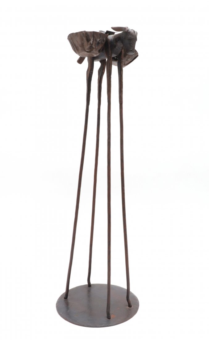 Thomas Molesworth Wrought Iron Donkey Ashtray (1 of 7)