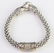 14K Yellow Gold Diamond & Silver Pendant Bracelet - 2