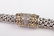 14K Yellow Gold Diamond & Silver Pendant Bracelet - 5