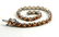 Modern 14K White Gold Mandarin Garnet Bracelet - 5