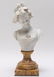G. Comein Signed Bisque Ceramic Bust Sculpture