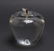 Cartier Crystal Apple Paperweight w Silver Leaf - 3