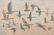 Modern "Birds in Flight" Oil on Canvas - 3