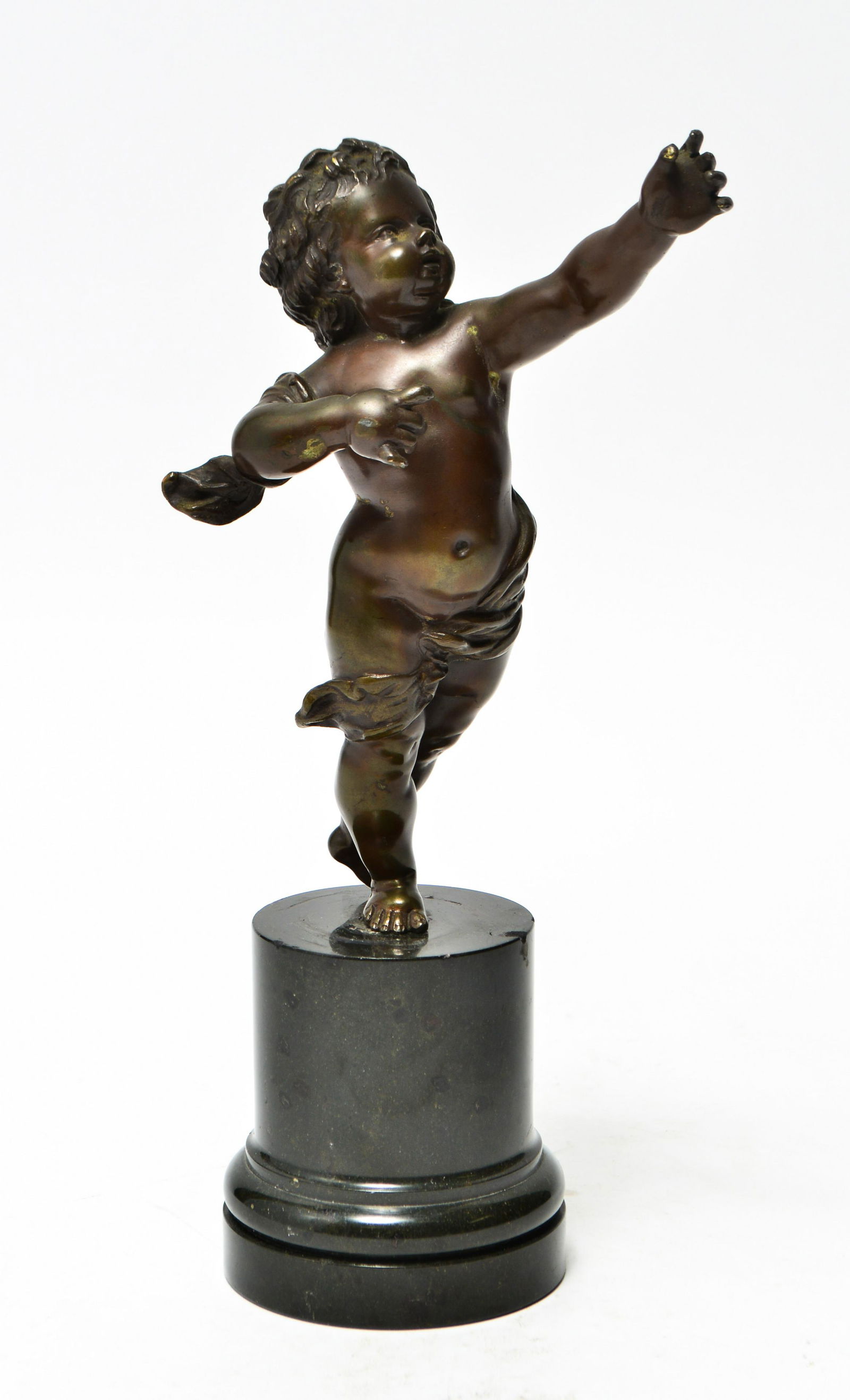 Neoclassical Manner Bronze Cherub Sculpture (1 of 6)