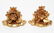 Italian Rococo Manner Giltwood Wall Brackets, Pair