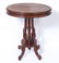 Eastlake Style Oval Top Wood Side Table