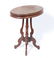 Eastlake Style Oval Top Wood Side Table - 4