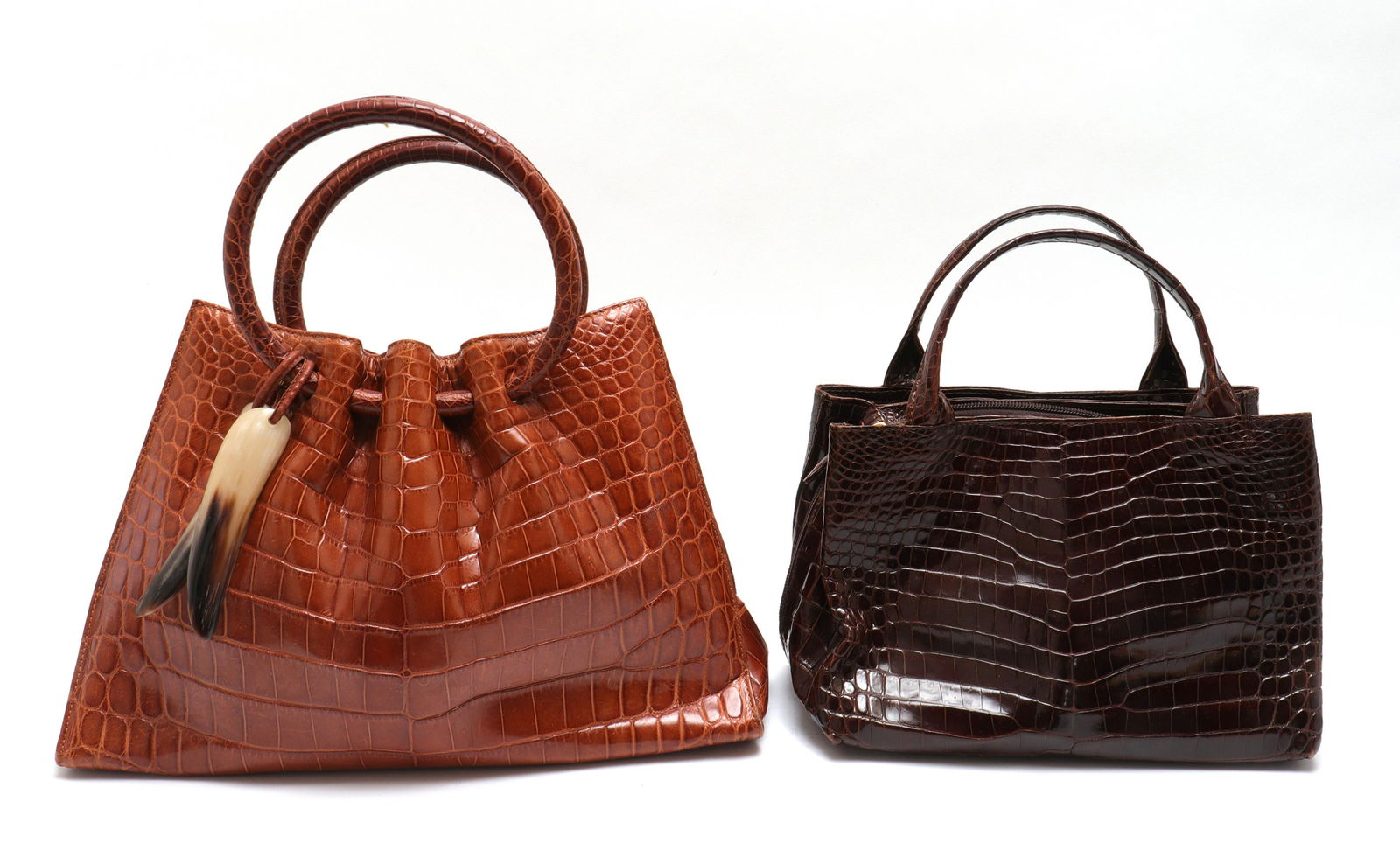 Laurent Effel & F. M. Allen Crocodile Handbags, 2 (1 of 8)