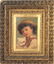 William Penn Morgan "Boy & Dog" Oil on Board