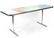 Industrial Modern Console Table w Color Block Top - 2