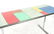 Industrial Modern Console Table w Color Block Top - 3
